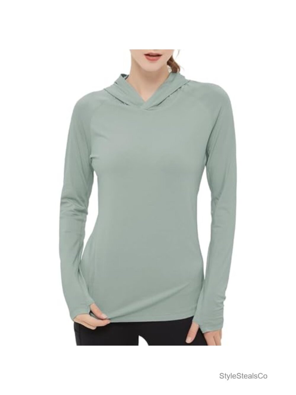 Women's UPF 50+ Bamboo Viscose Hoodie Long Sleeve Sun Protection Pullover